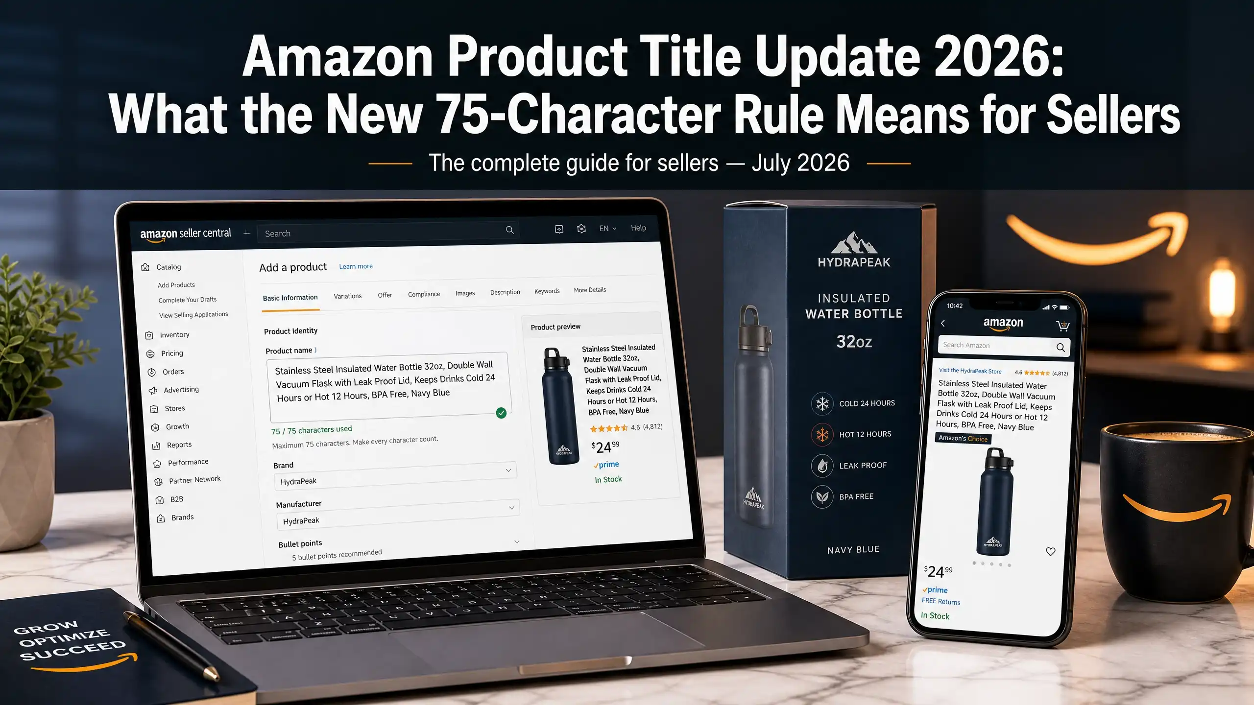 Amazon Product Title Update 2026: What the New 75-Character Rule Means for Sellers