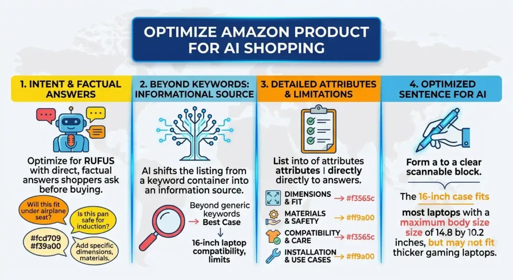 optimize amazon product for AI shopping