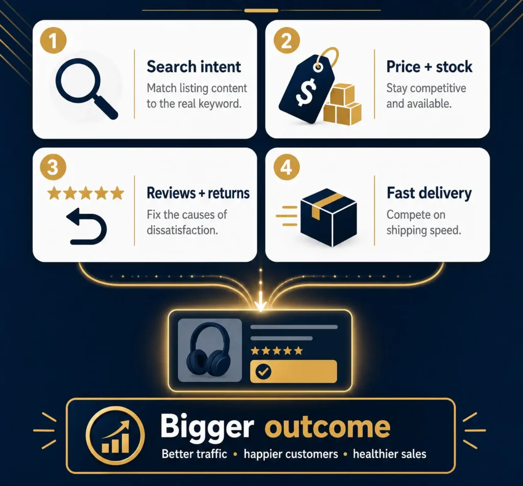 What should sellers work on to improve their chances?