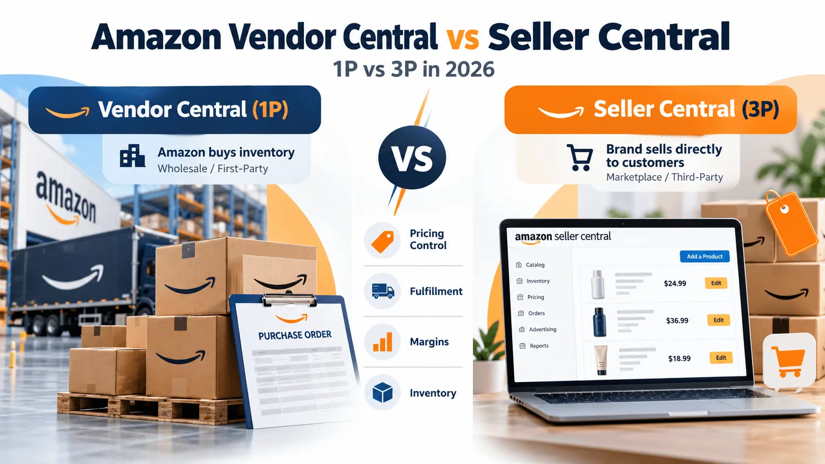 Seller Central vs Vendor Central